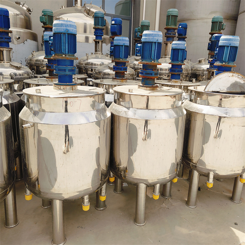 二手电加热搅拌罐 不锈钢反应釜 工业反应设备
