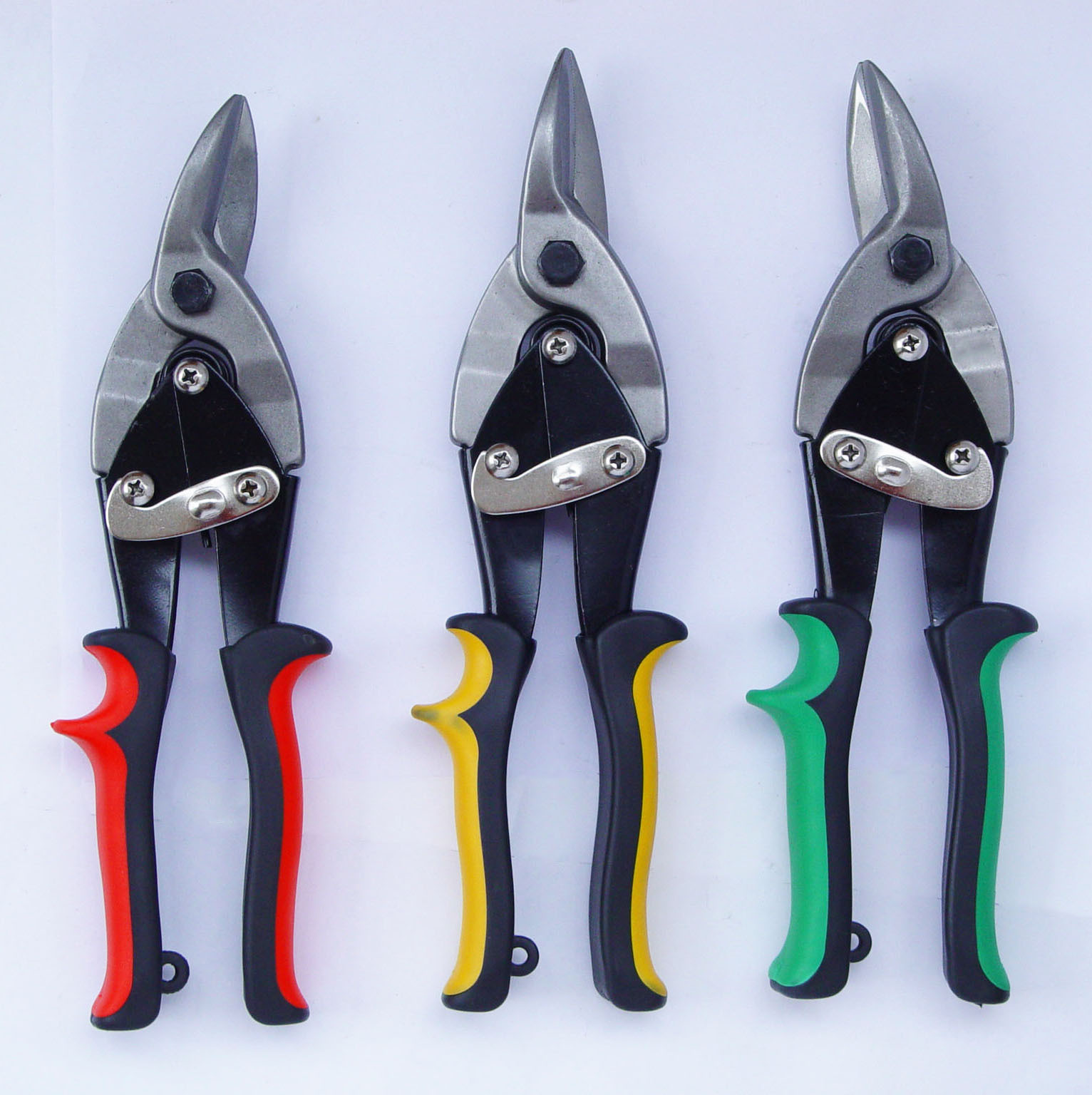 供应TPR高档双色航空剪 航空剪 剪铁皮剪刀