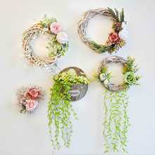 房间挂饰花环创意幼儿园植物角微景观背景墙森系环创装饰墙面挂件