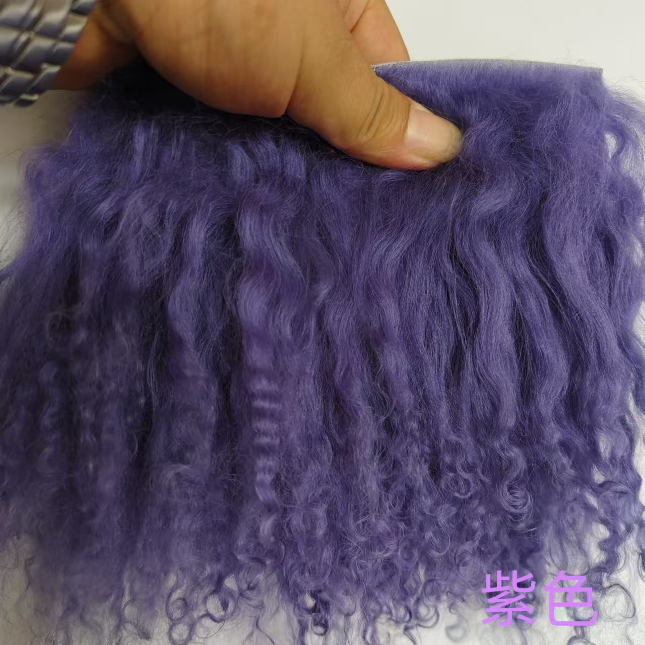 Alta calidad tan lana pelo fila bjd belleza nudo cerdo monstruo soldado monstruo ob11 Gao Ke Er multicolor 6 puntos bebé peluca