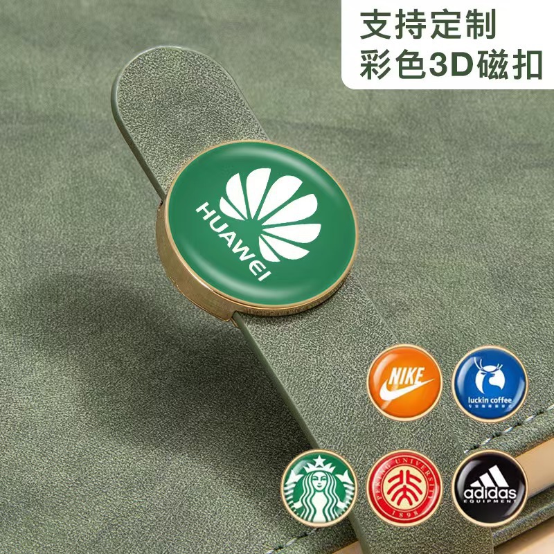 Caja de regalo de cuaderno de negocios A5 con alto valor de cara, nota de la oficina de la empresa, regalo de mano para imprimir logotipo