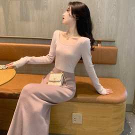 连衣裙秋装秋季新款气质时尚感小众设计显瘦小香风裙子女