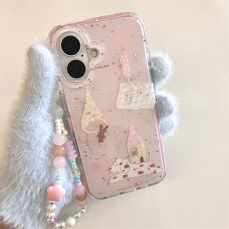 iPhone15promax Apple 13 携帯電話ケース 16 クリエイティブ 14 かわいいニッチ漫画に適したとんがり帽子猫|undefined