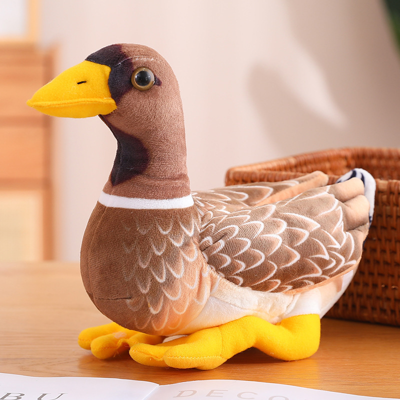 Muñeca de pájaro de simulación, juguete de peluche, muñeca de animal transfronteriza, regalo conmemorativo del zoológico, decoración escénica, muñeca de trapo