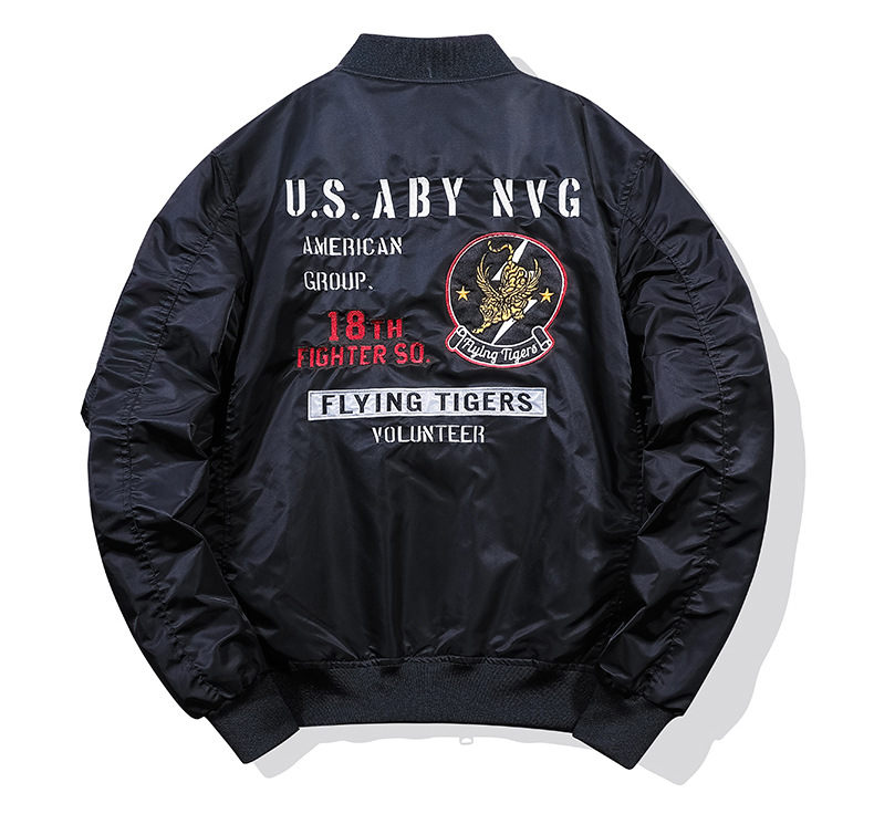 Unisex Baseball Jacket Trendy Harajuku Style Pilot Jacket_voghion.com