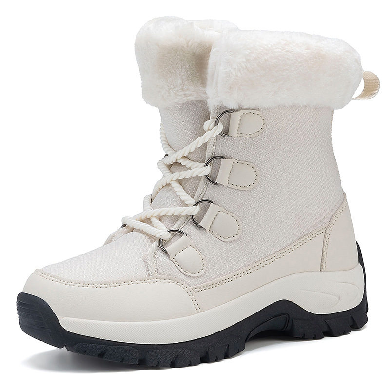 Snow Boots, High Top Men's And Women's Hiking Shoes, Cotton Shoes_voghion.com