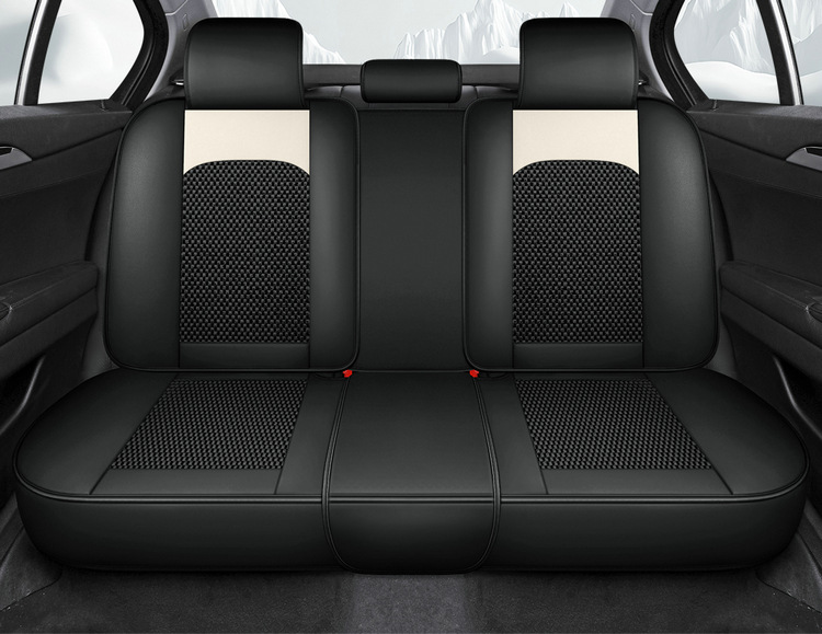 25 Years New All-Inclusive Cute Bear Skin Ice Silk Car Seat Cushion Four-Season Universal Seat Cover Cushion Original Factory Dropshipping