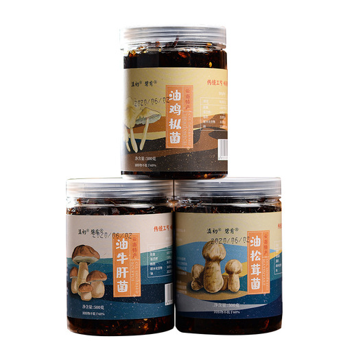 Dried Spicy Chicken Finger Mushrooms, Ready-to-eat Fried Matsutake Mushrooms, Bulk Porcini Mushroom Snacks, Yunnan Oil Chicken Finger Mushrooms