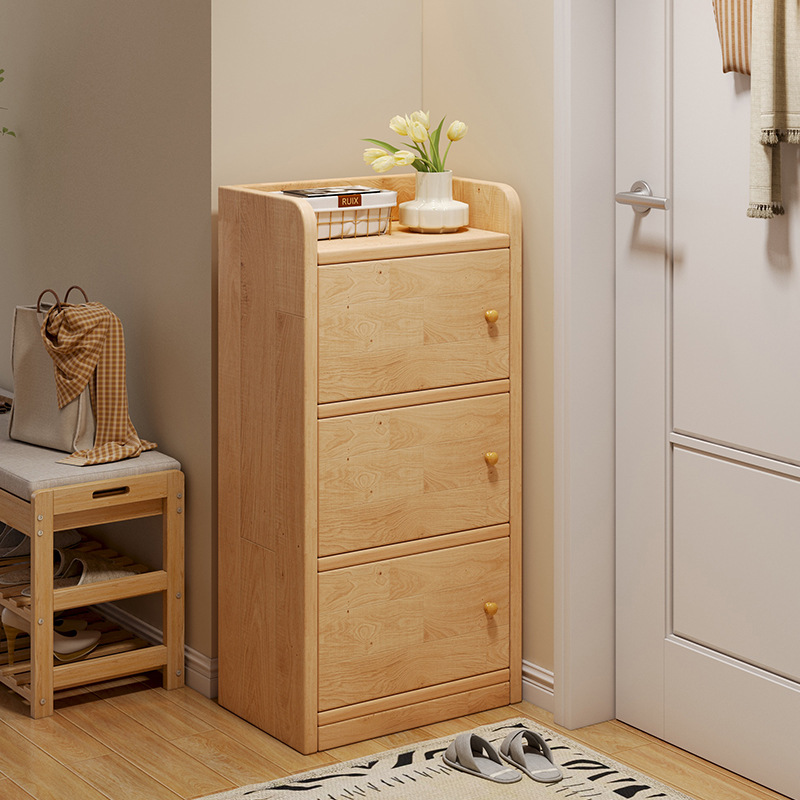 Estantes de pared de madera sólida estantería de esquina de la puerta de la sala de estar estantes de esquina de almacenamiento multicapa modernos y simples