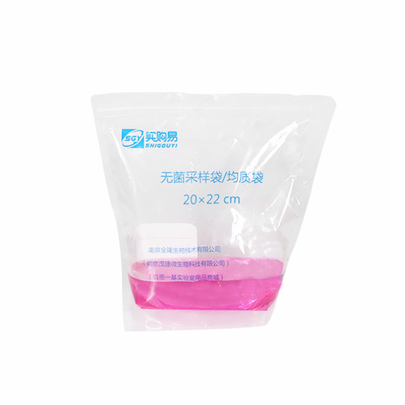 무균 샘플링 백 균질 백 (레이어링 포함) 12*18cm 200ml 20*22 20*32 두께