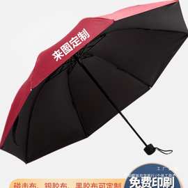 广告伞定 制雨伞logo礼品伞折叠伞印刷定 做订 制印字图案图片大
