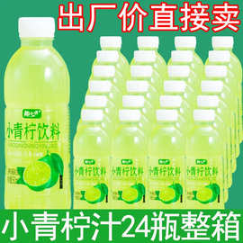 【24瓶】网红爆款小青柠360ml果汁饮料柠檬水整箱特价解渴饮批发