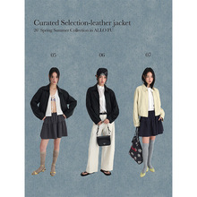 衣夫 简约质感短款皮衣外套2026春季复古韩系小个子夹克上衣23996