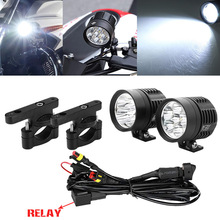 摩托车射灯 L6X L4X灯 60/40w车灯超亮led 外置6珠灯 for 1200gs