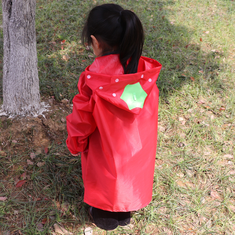 En forma de animal impermeable para niños Jardín de Infantes Escuela primaria femenina Bebé Niños grandes Niños todo el cuerpo engrosado poncho niños y niñas