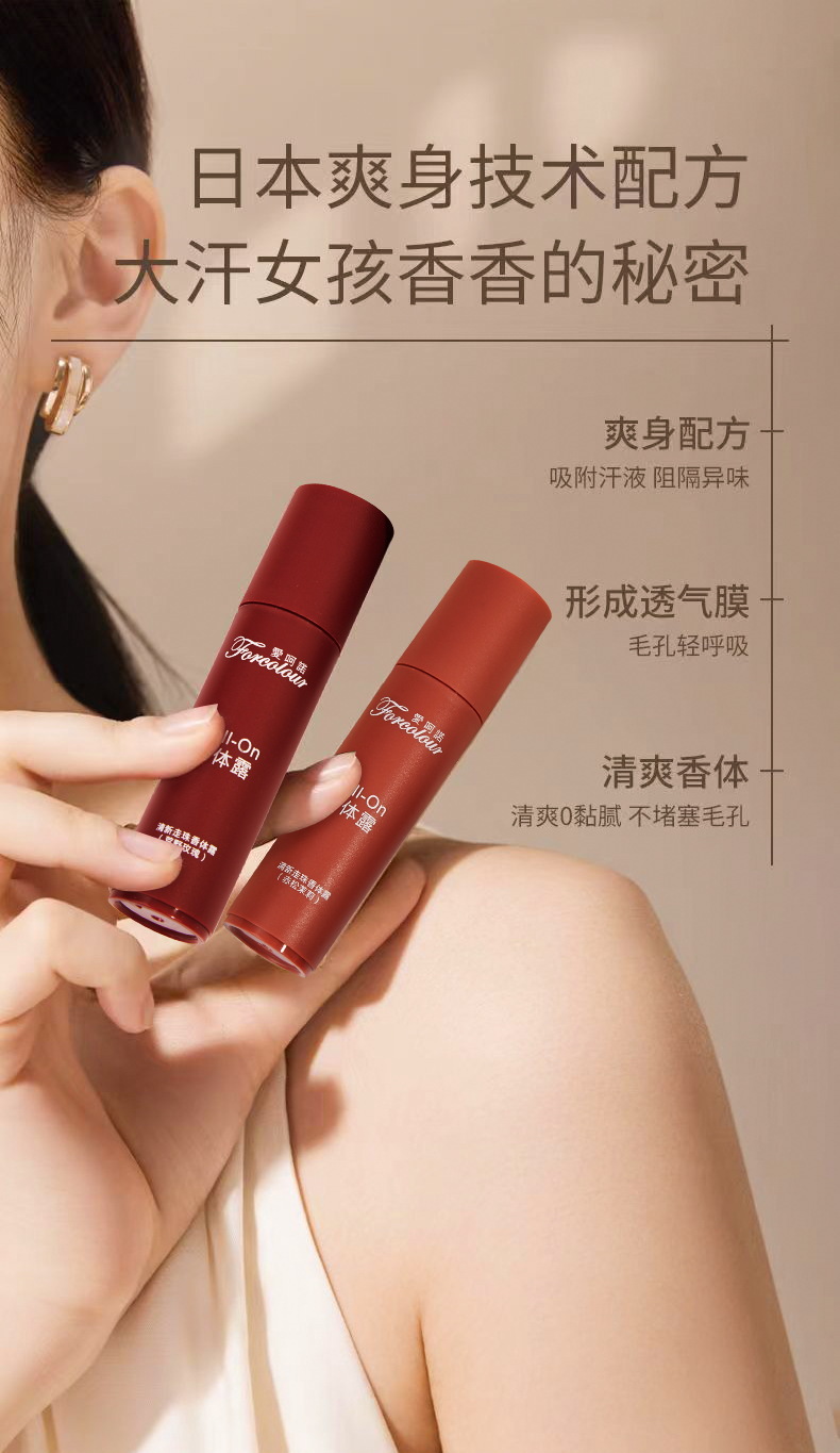 Aihono Fresh Perfume Antiperspirant Gel Rolling Ball Long-lasting Light Fragrance Portable Rolling Ball Body Lotion 20ml undefined