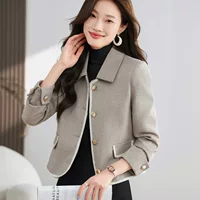 Осенняя модная куртка, костюм, стиль Chanel, приталенный