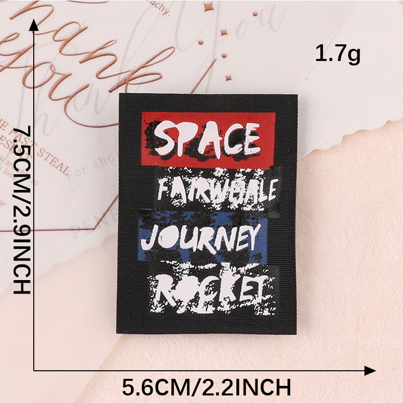 Clothing accessories Printed cloth Badge Hat emblem Weaving mark DIY patch sticker Embroidery sticker