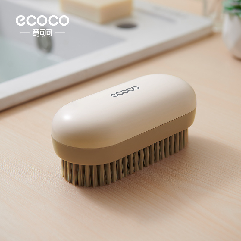 Cepillo de zapatos ecoco cepillo de lavado de zapatos para el hogar cepillo de lavado de zapatos cepillo de ropa piel suave no hace daño zapato tablero cepillo artefacto de limpieza