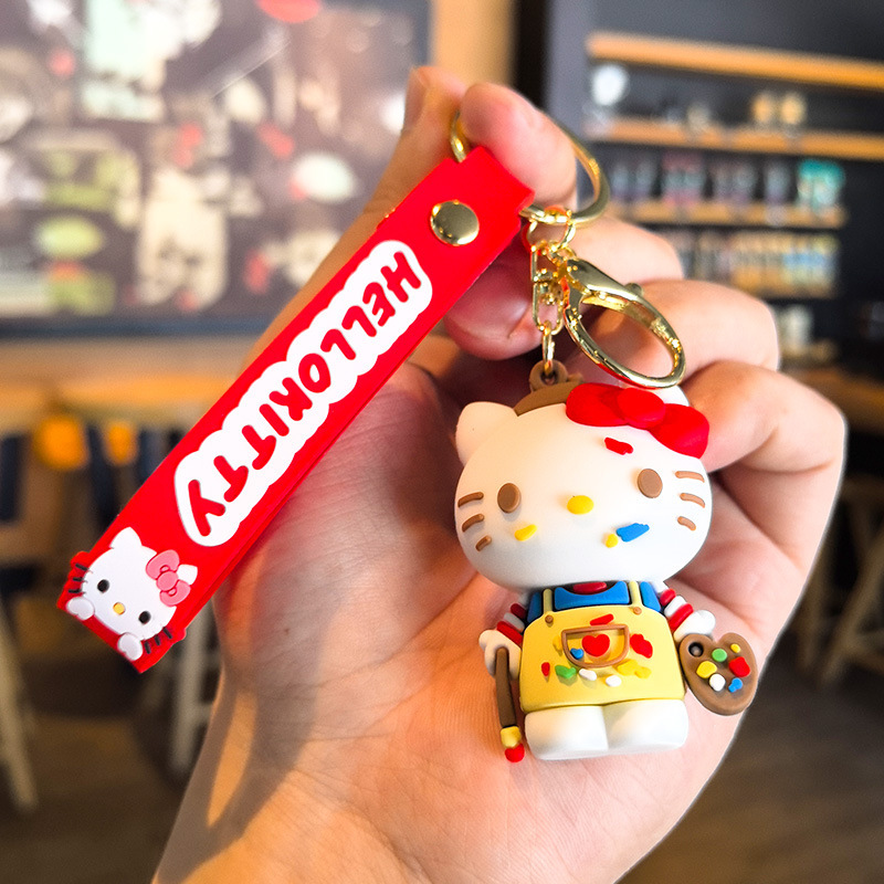 El llavero de Sanrio llavero, la muñeca colgante, la máquina de muñecas, tuiteó un pequeño regalo de menos de 10 yuanes.