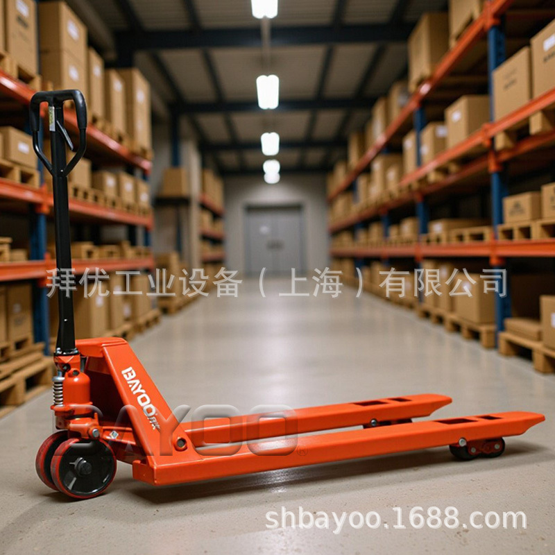 小型手动液压搬运车 2.5吨手动液压叉车 手动托盘车手动液压推车