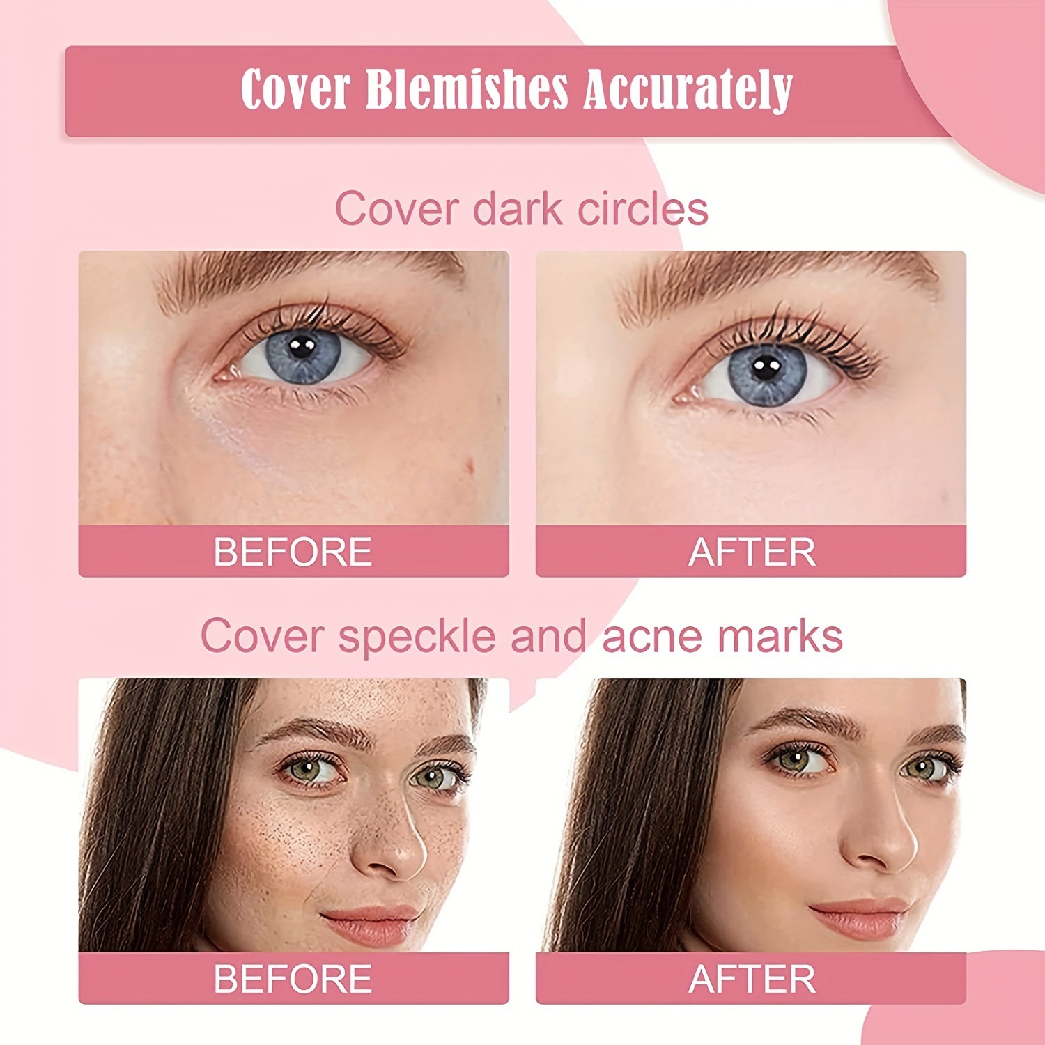 Vente chaude 12 couleurs boîte de fer plateau de blush une boîte de crème anti-cernes multicolore mate multicolore rouge_voghion.com