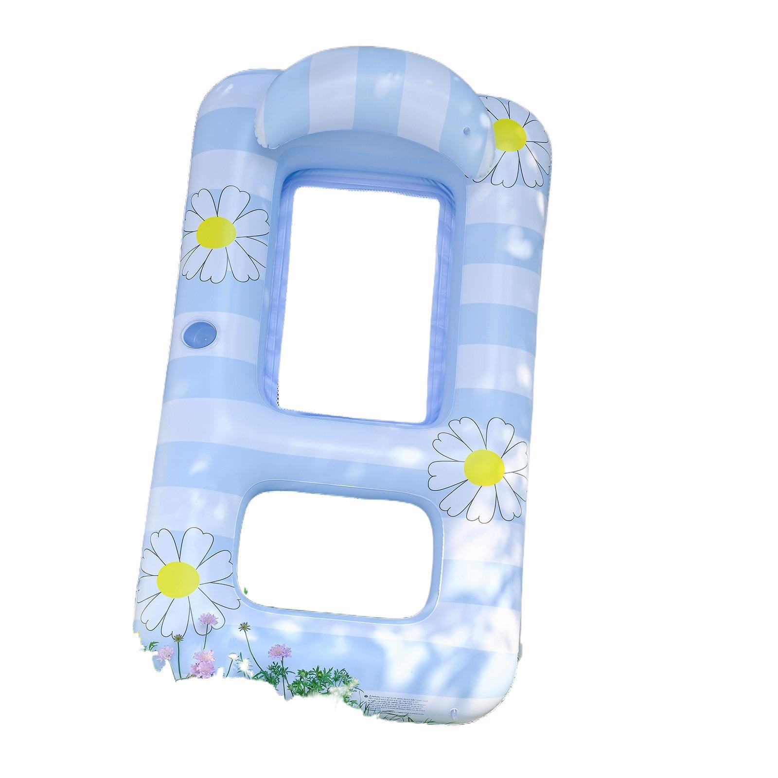 Cama flotante de natación anillo flotante inflable flotante de agua para adultos juguetes de agua para mujeres silla flotante para adultos anillo de natación cama tumblr