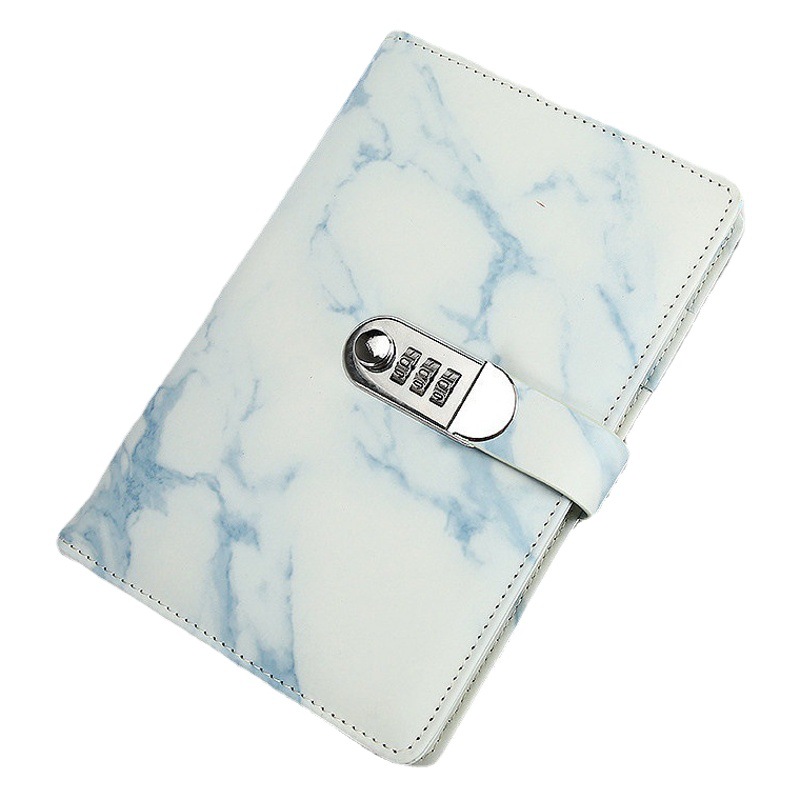 Logotipo personalizado contraseña estudiante creativo diario con cerradura papelería cuaderno libreta al por mayor