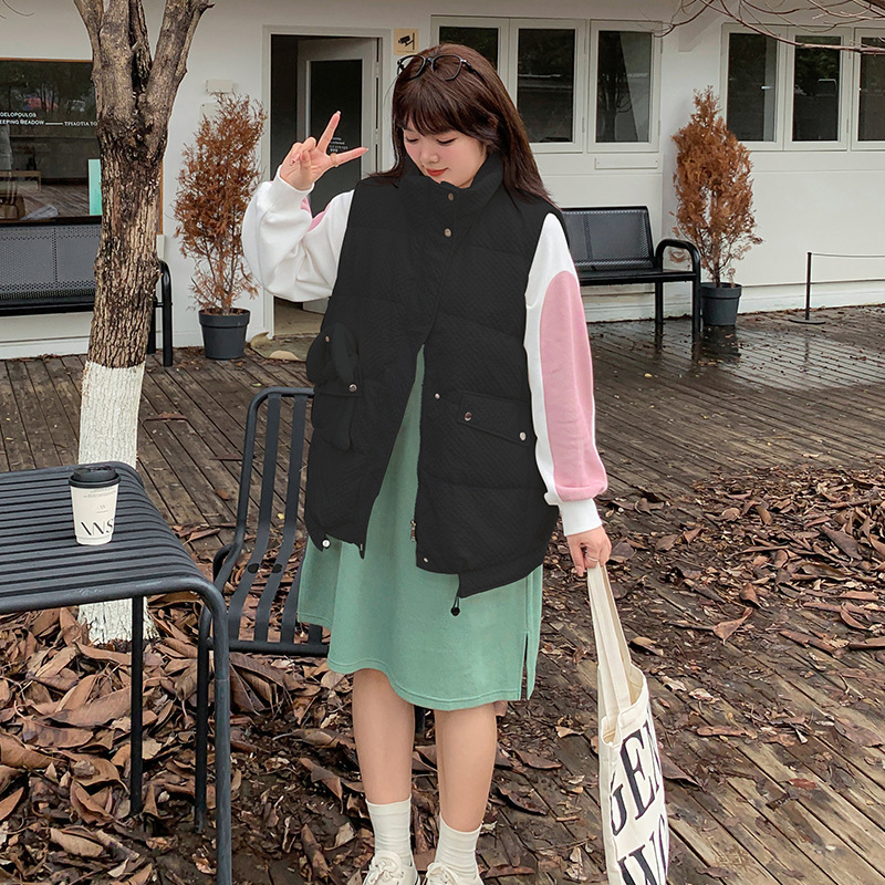  冬  XL-3XL 大きいサイズ ダウンベスト