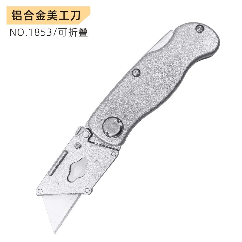 Cuchillo plegable de acero inoxidable resistente todo-acero mango de plástico alfombra cuchillo industrial de corte de papel electricista corte arte cuchillo trapezoidal titular de cuchillo trapezoidal