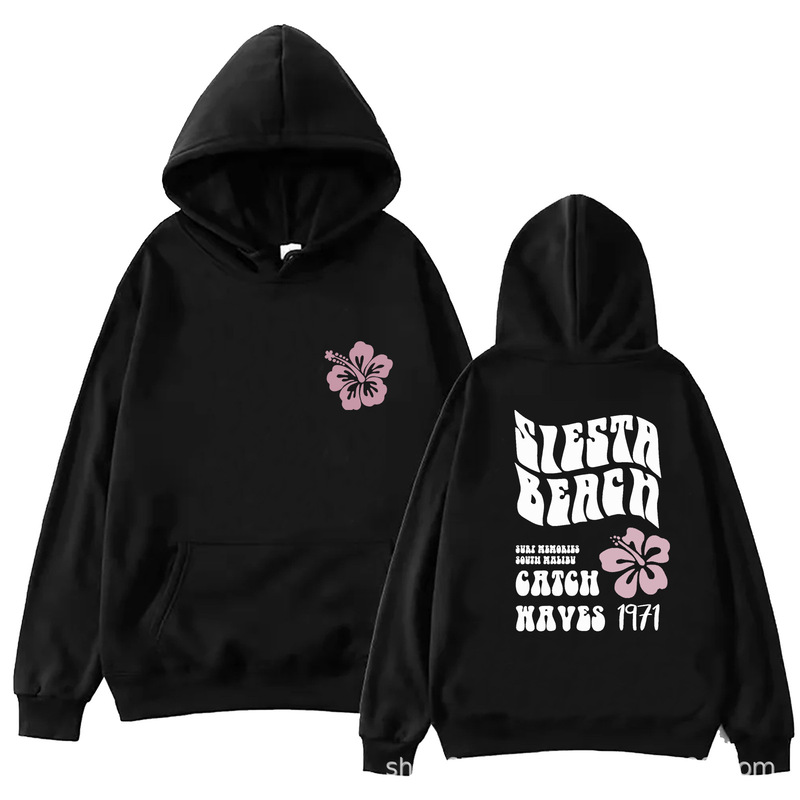 Cross-Border Siesta Beach Fashion Hooded Sweatshirt Aesthetic Sweatshirt Gift Tops for Men and Women Cross-Border Siesta Beach Fashion Hooded Sweatshirt Aesthetic Sweatshirt Gift Tops for Men and Women