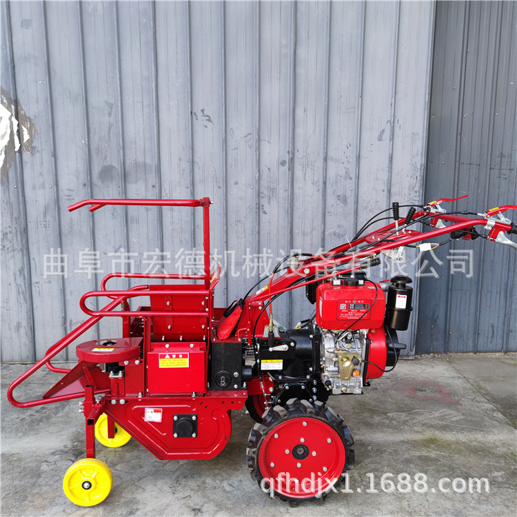 前置玉米收获机 单行苞米收割机 棒子扒皮割晒机