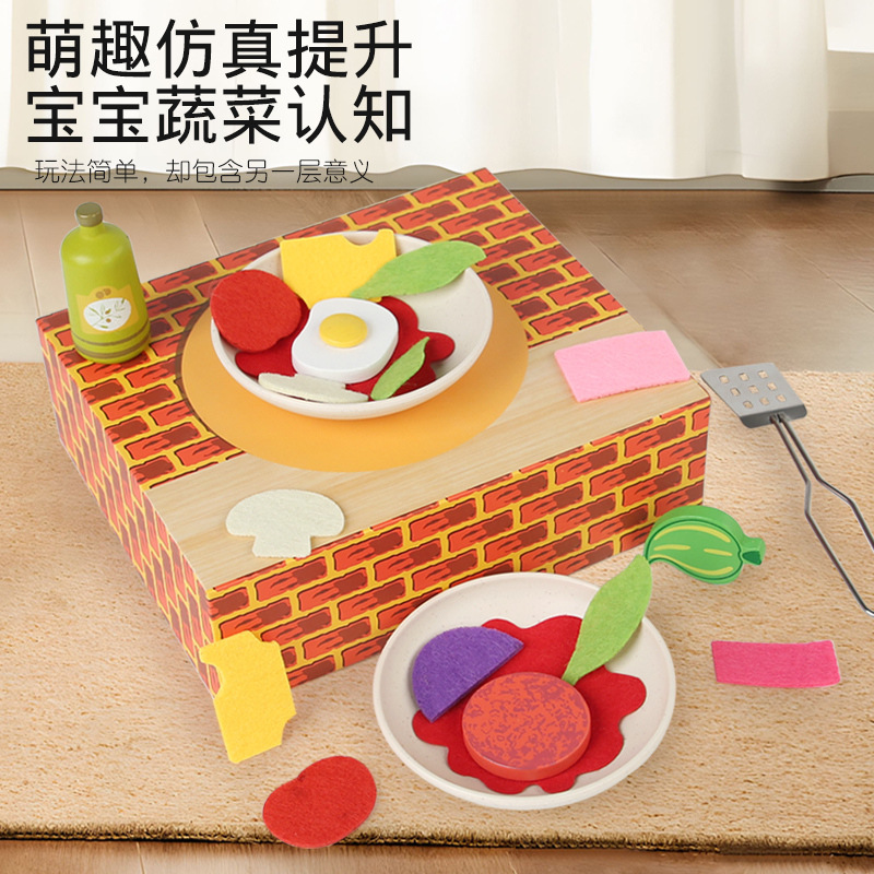 Cocina casera simulación de sushi barbacoa pizza juegos de cocina para niños y niñas juguetes de rol de madera