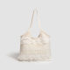 2025 Summer Explosions Fairy Lace Underarm Shoulder Tote Bag Women's Large Capacity Casual Vacation Woven Beach Bag