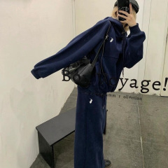 高版本RL拉夫连帽卫衣卫裤加绒套装时尚小马刺绣休闲舒适运动风25