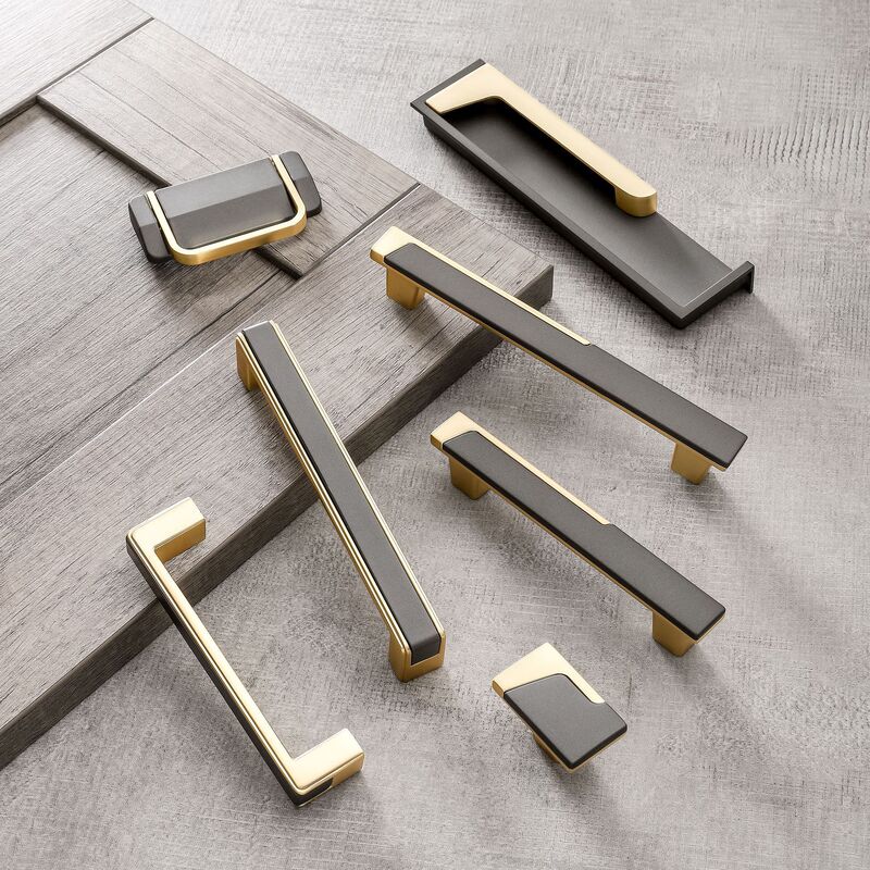 Doorway Gold Handle Scandinavian Accessible Luxury Style Cabinet Wardrobe Drawer Wine Cabinet Door Handle Furniture Hardware Accessories