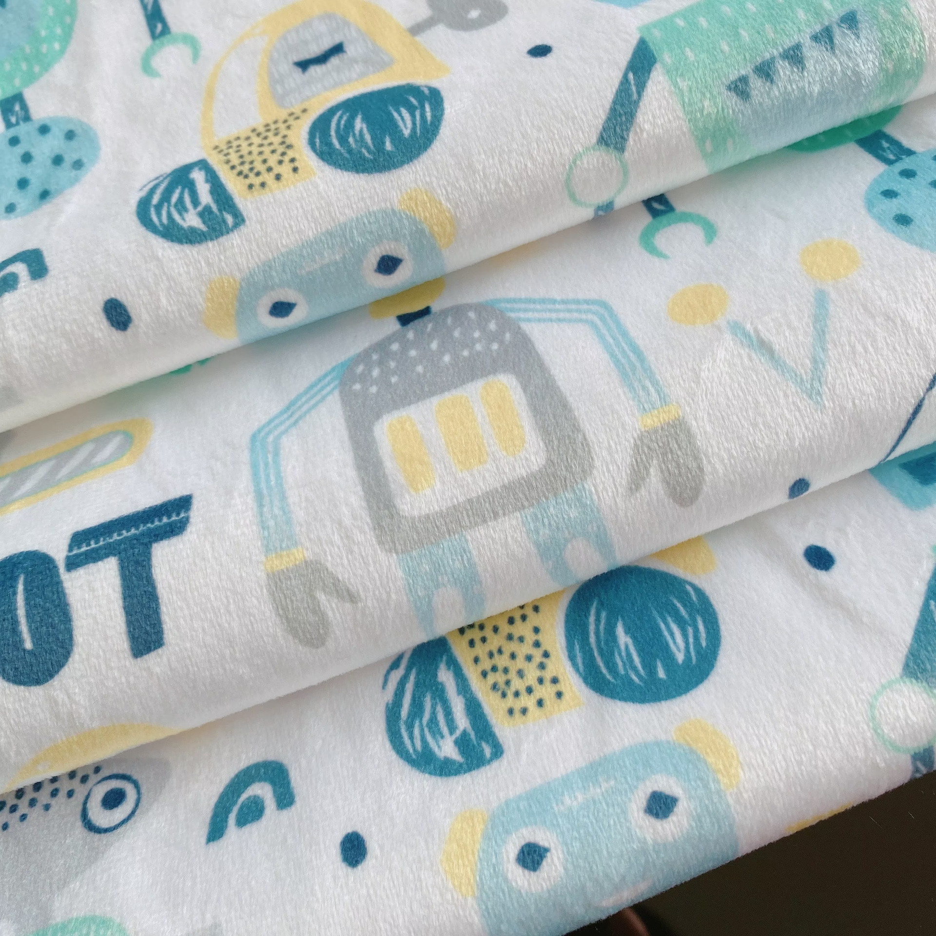 厂家生产 超柔印花面料 水晶超柔印花绒布  家纺家居抱枕数印绒布