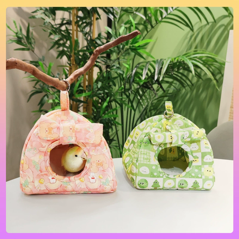 Птичье гнездо попугая тепло зимой