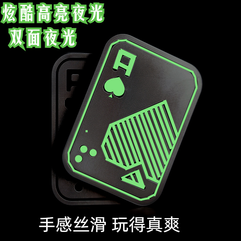 Transfronteriza descompresión juguete metal dedo Gyro EDC push Tarjeta de tres capas onda de sonido magnética descompresión juguete EDC pop moneda