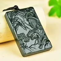 Натуральный подлинный Hutian Jade Qingyu Tiger подвеска оптовые поставки стабильные прямые поставки для внешней торговли