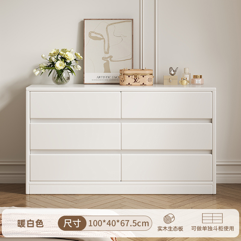 Tocador Dormitorio Simple y moderno Estilo Crema Escritorio de computadora Cuchilla Estuche de tocador Mesa de maquillaje de esquina al final de la cama de una pieza