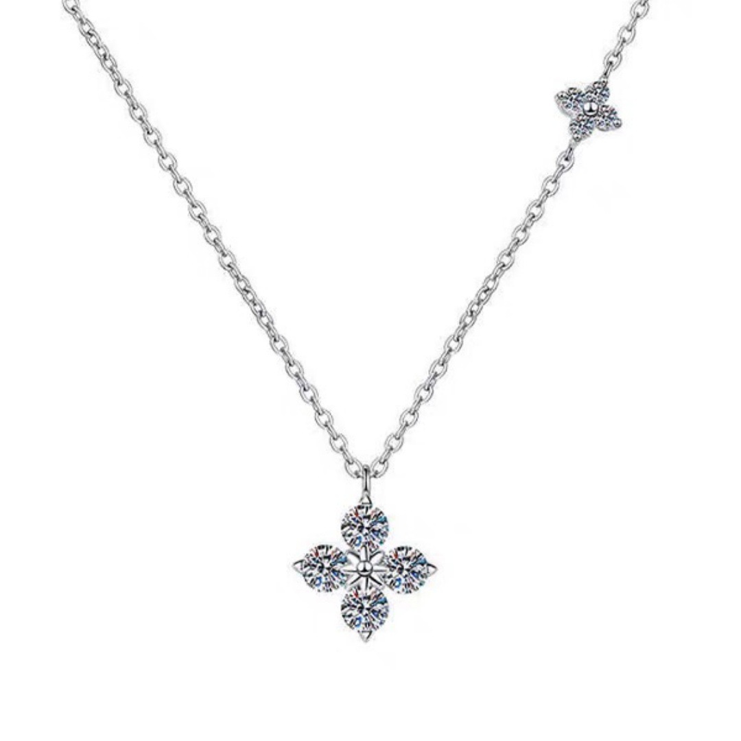 Oversized Enamel Flower Bracelet For Women Floral Statement Jewelry_voghion.com