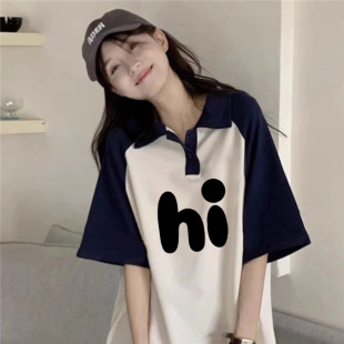 New Style Available for Delivery 0012-429 Medium and Large Children's Short-Sleeved T-Shirt Girls Loose Cotton 2025 Summer New Raglan