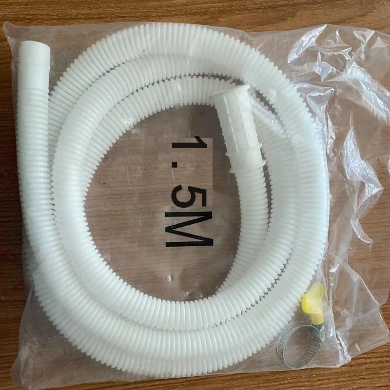 Tubería de agua de entrada de lavadora semiautomática Manguera de extensión extendida para el hogar Tubería de agua con interfaz corrugada Tubería de drenaje de aire acondicionado