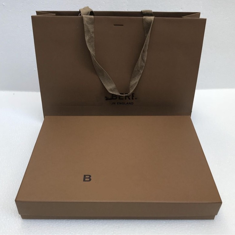 原版巴宝家围巾礼盒子包装盒礼品盒衬衫皮带钱包博泊礼品袋