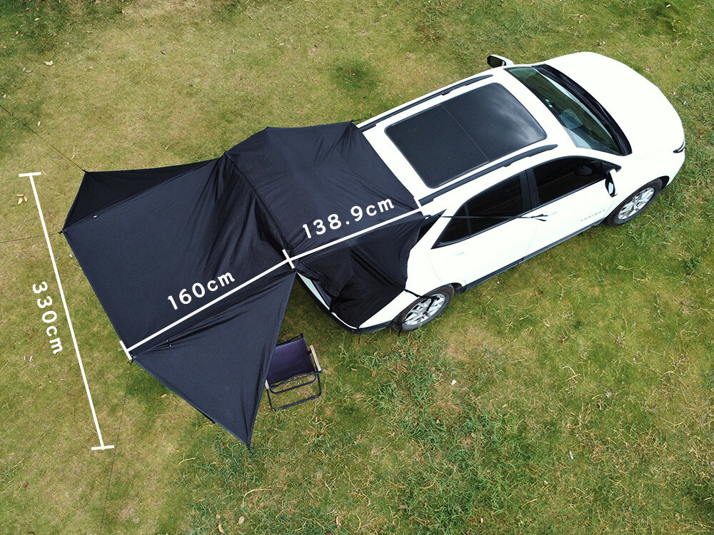 Ready-Made Outdoor Car Tail Tent for Self-Driving Travel Barbecue Suv Universal Portable Trunk Car Tail Expansion Tent