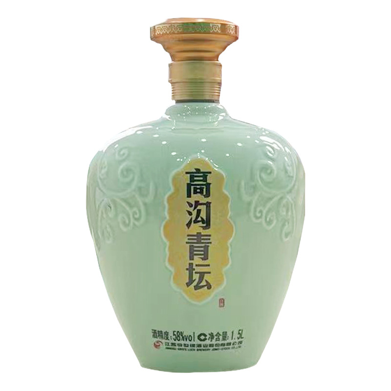 高沟青坛58度1.5L坛装白酒 节日送礼 江苏老名酒纯粮高粱浓香酒