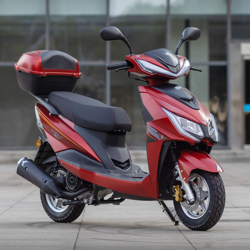 Nuevo scooter de inyección de combustible eléctrica de motocicleta Guo Si Shangling ahorro de combustible puede ser licenciado para hombres y mujeres para el vehículo completo