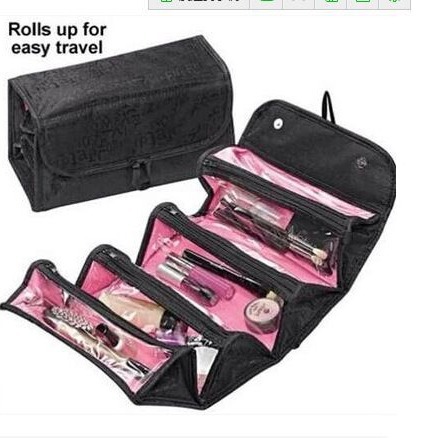 TV热 销产品化妆包 Roll-N-Go Cosmetic Bag 大容量多 功能收纳包