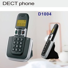D1004 一拖二商务办公家庭手持电话数字无绳电话机低辐射 跨境
